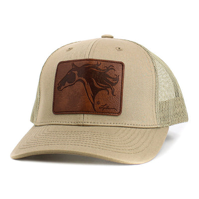 AWST Int'l Lila  Horse Head Patch Cap