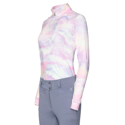 Dapplebay Lavender Haze 1/4 Zip Light Riding Top - JPC Equestrian.com