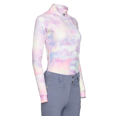 Dapplebay Lavender Haze 1/4 Zip Light Riding Top - JPC Equestrian.com