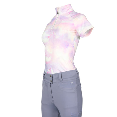 Dapplebay Lavender Haze 1/4 Zip Light Riding Top - JPC Equestrian.com