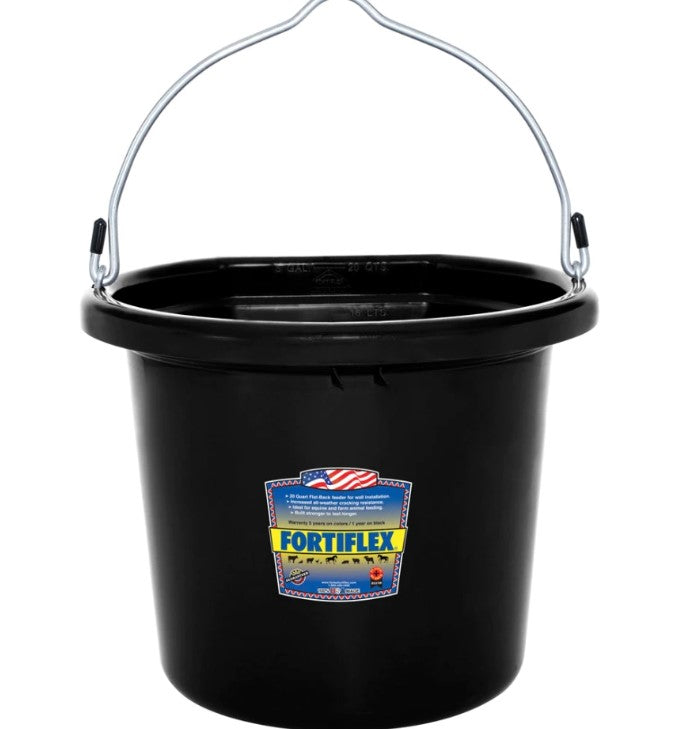 Fortiflex Flat Back Bucket 8 qt