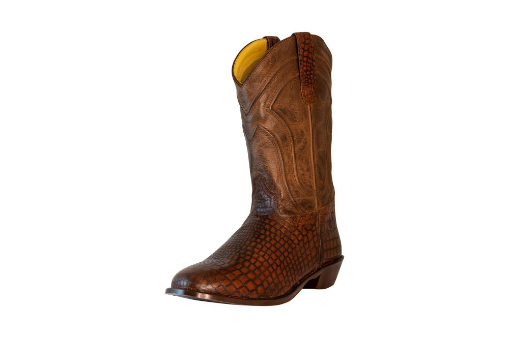 Wide round hotsell toe cowboy boots