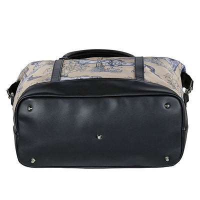 AWST Int'l "Lila" Toile Pattern Travel Bag w/ Tassel