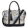 AWST Int'l "Lila" Toile Pattern Travel Bag w/ Tassel